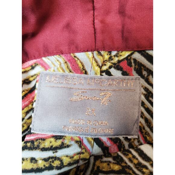 Melissa Mcarthy Seven Womens Top 2X Kimono Cover-Up Bohemian Layering Satin Plus - Picture 5 of 10